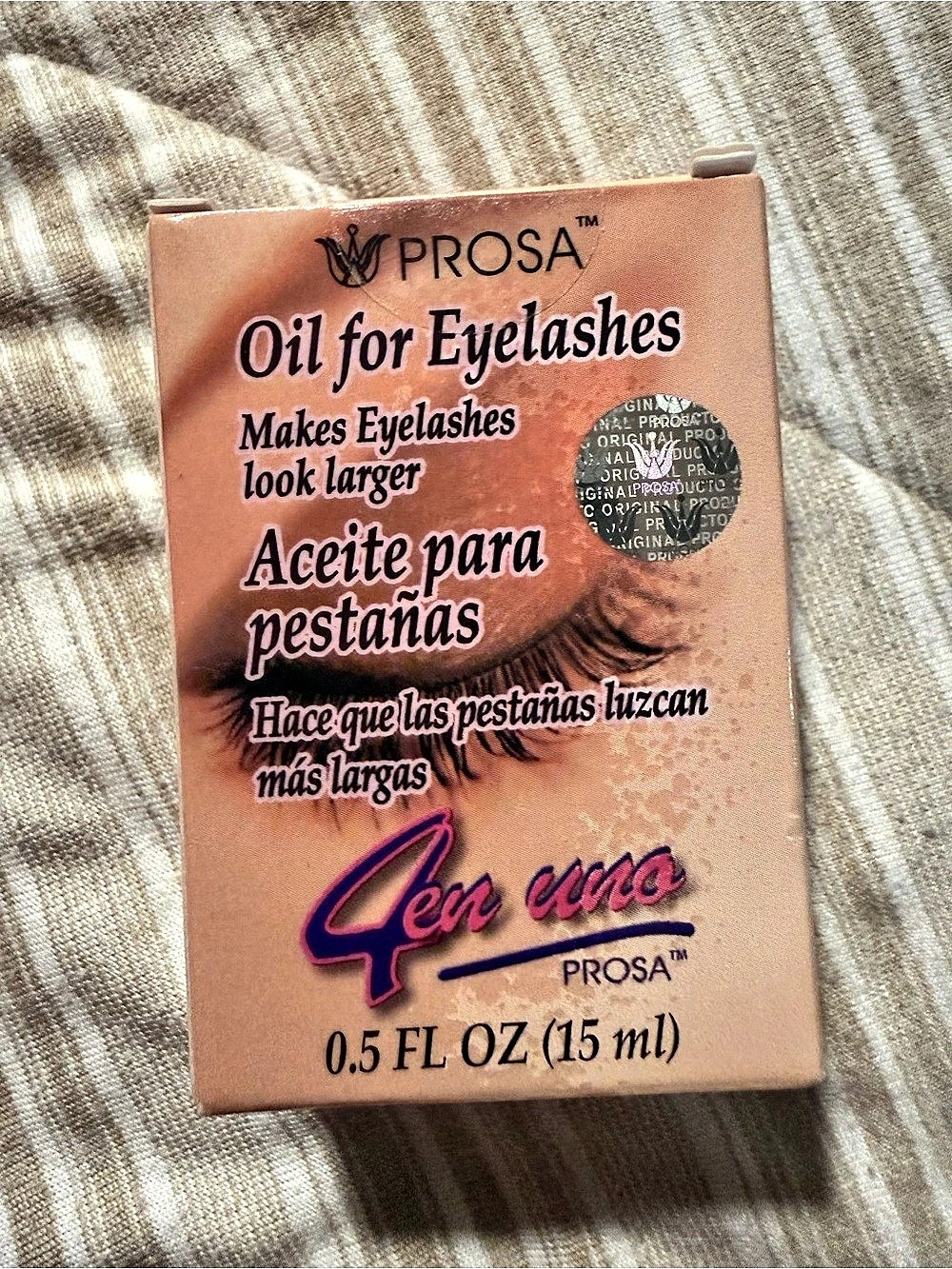 Prosa Oil for Eyelashes 4 en Uno 0.5 fl oz